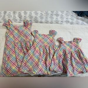 Set of 3 rainbow dresses Gymboree